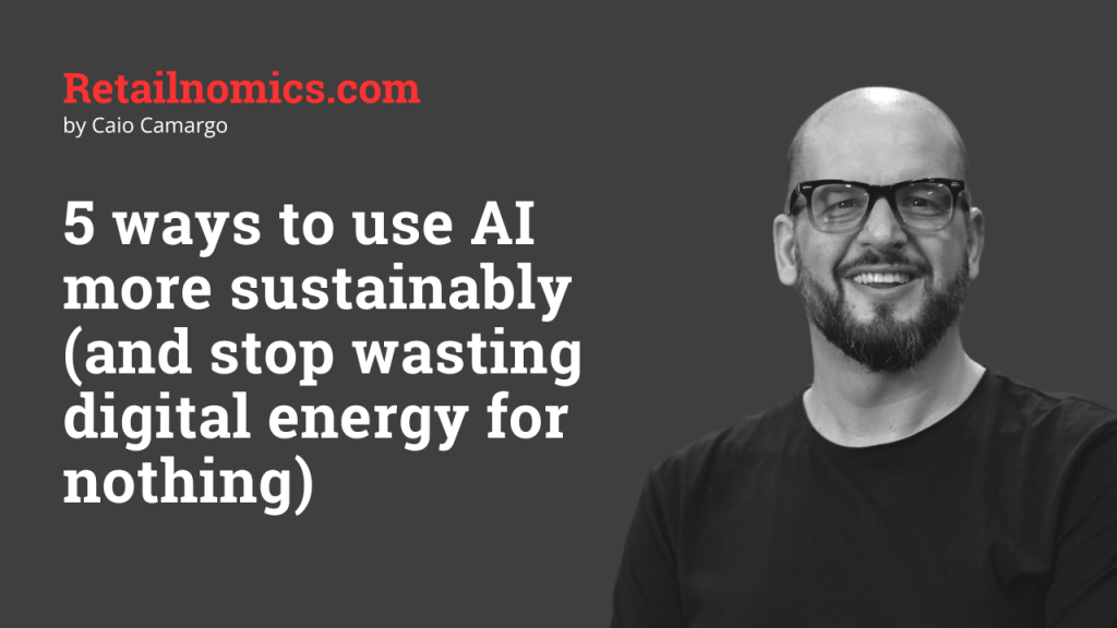 5 ways to use AI more sustainably (and stop wasting digital energy for&nbsp;nothing)